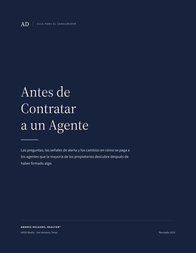 Portada de Antes de contratar a un agente